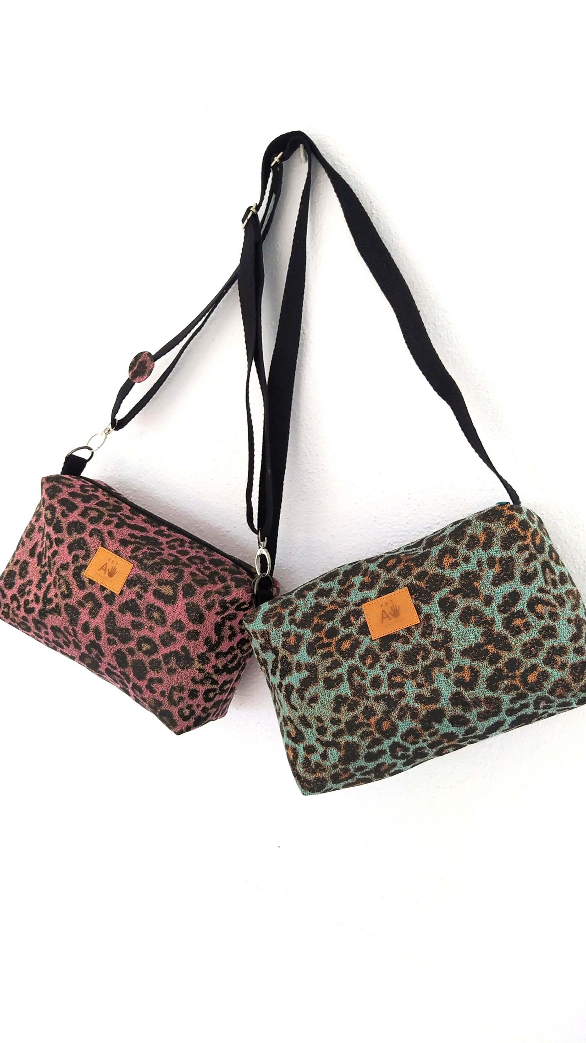 Bolso animal print turquesa - 2