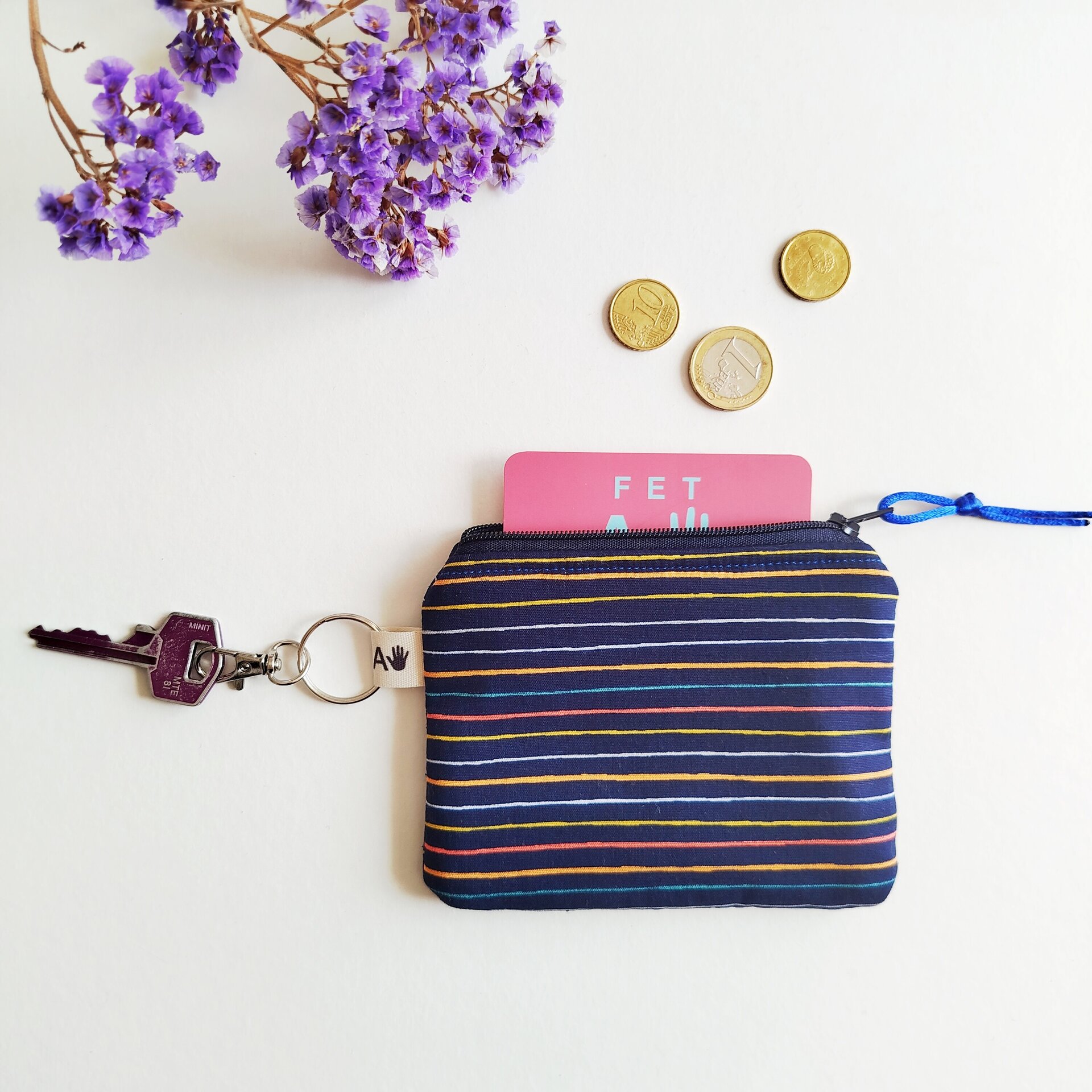 Monedero rayas colores - 5