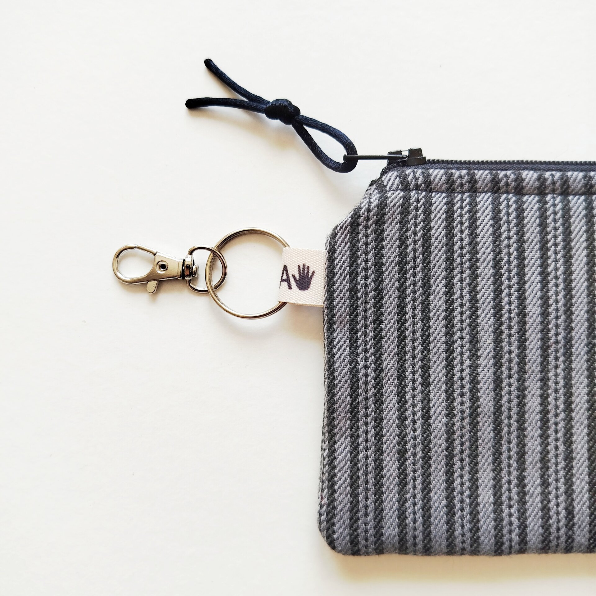 Monedero rayas gris - 4