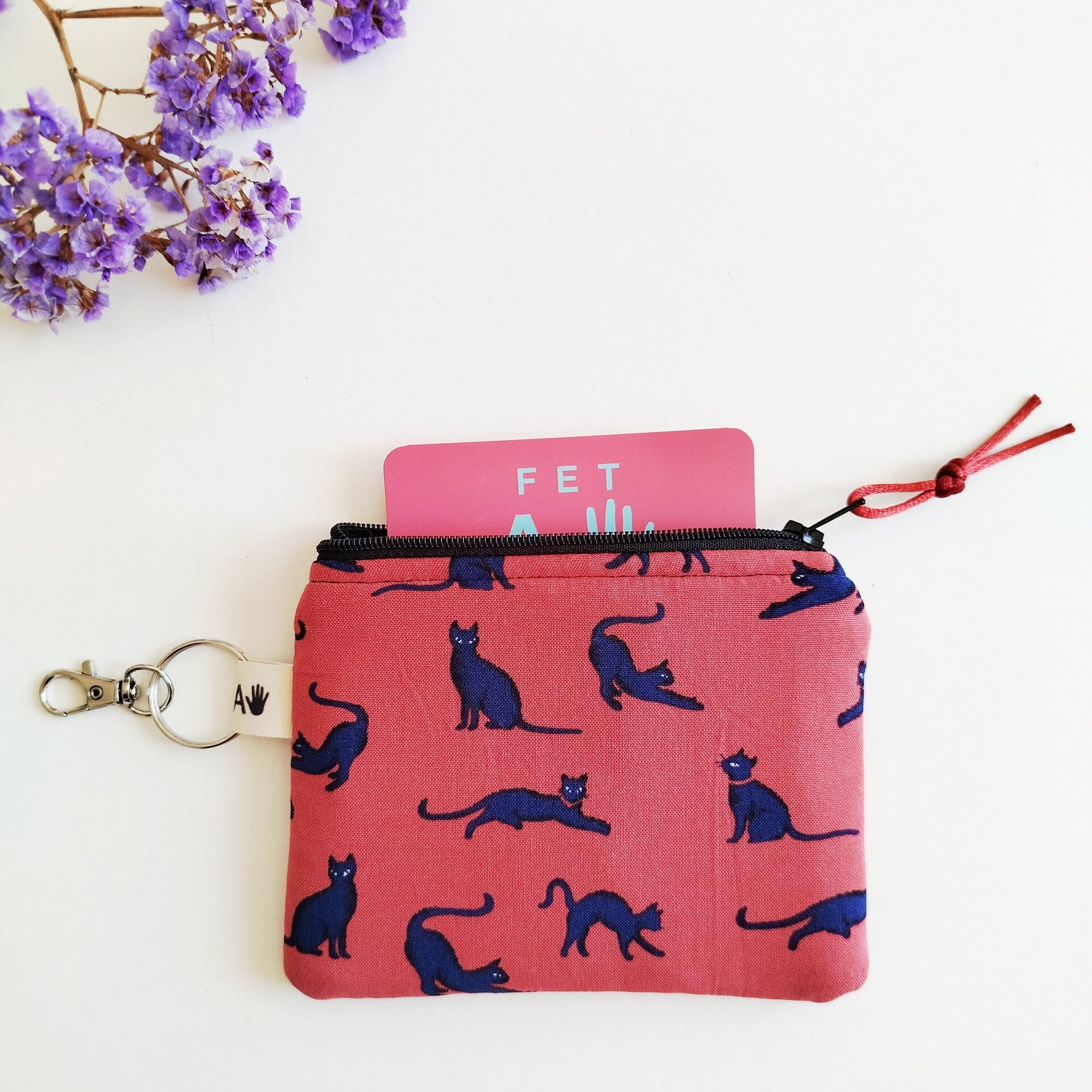 Monedero gatos coral - 3