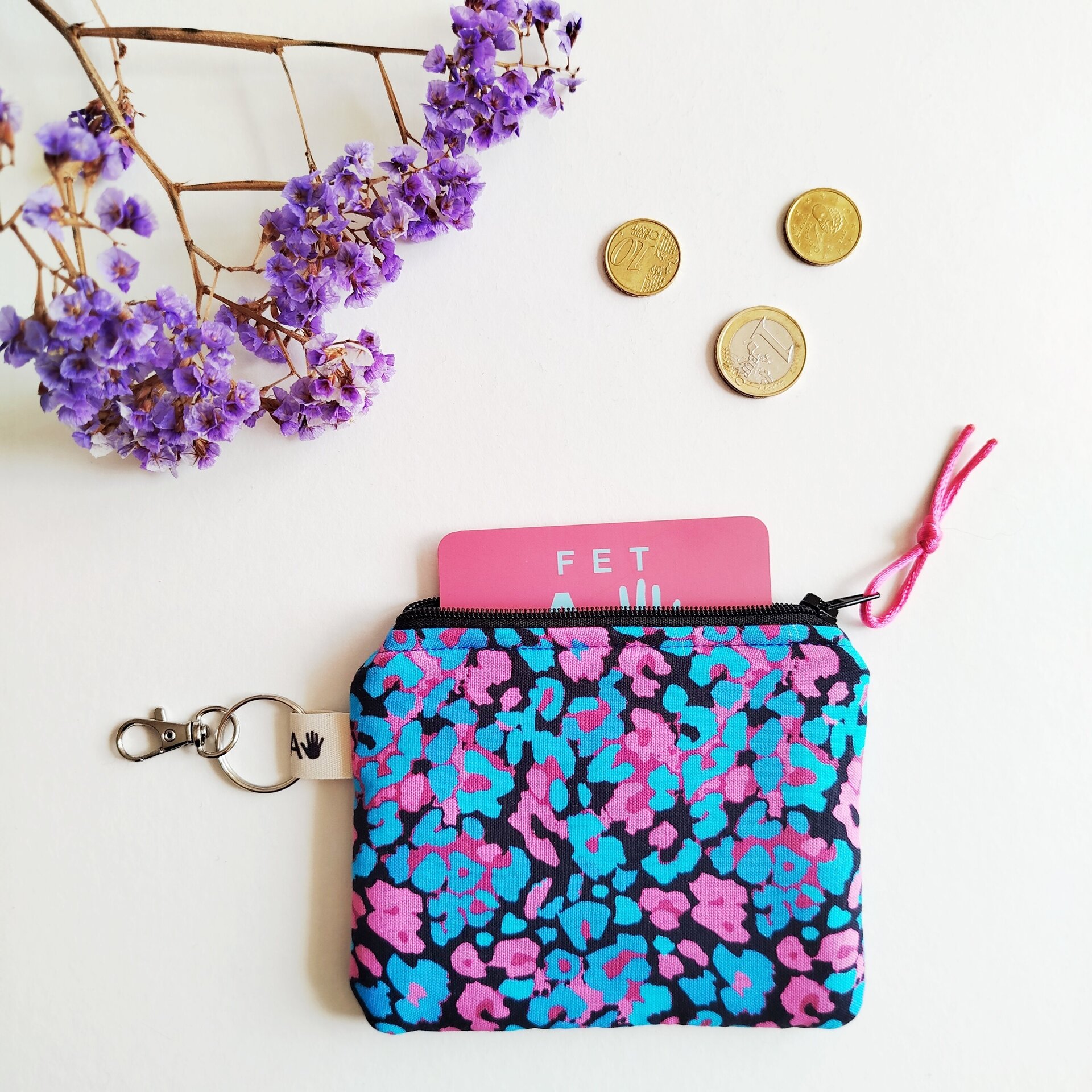 Monedero animal print rosa - 4