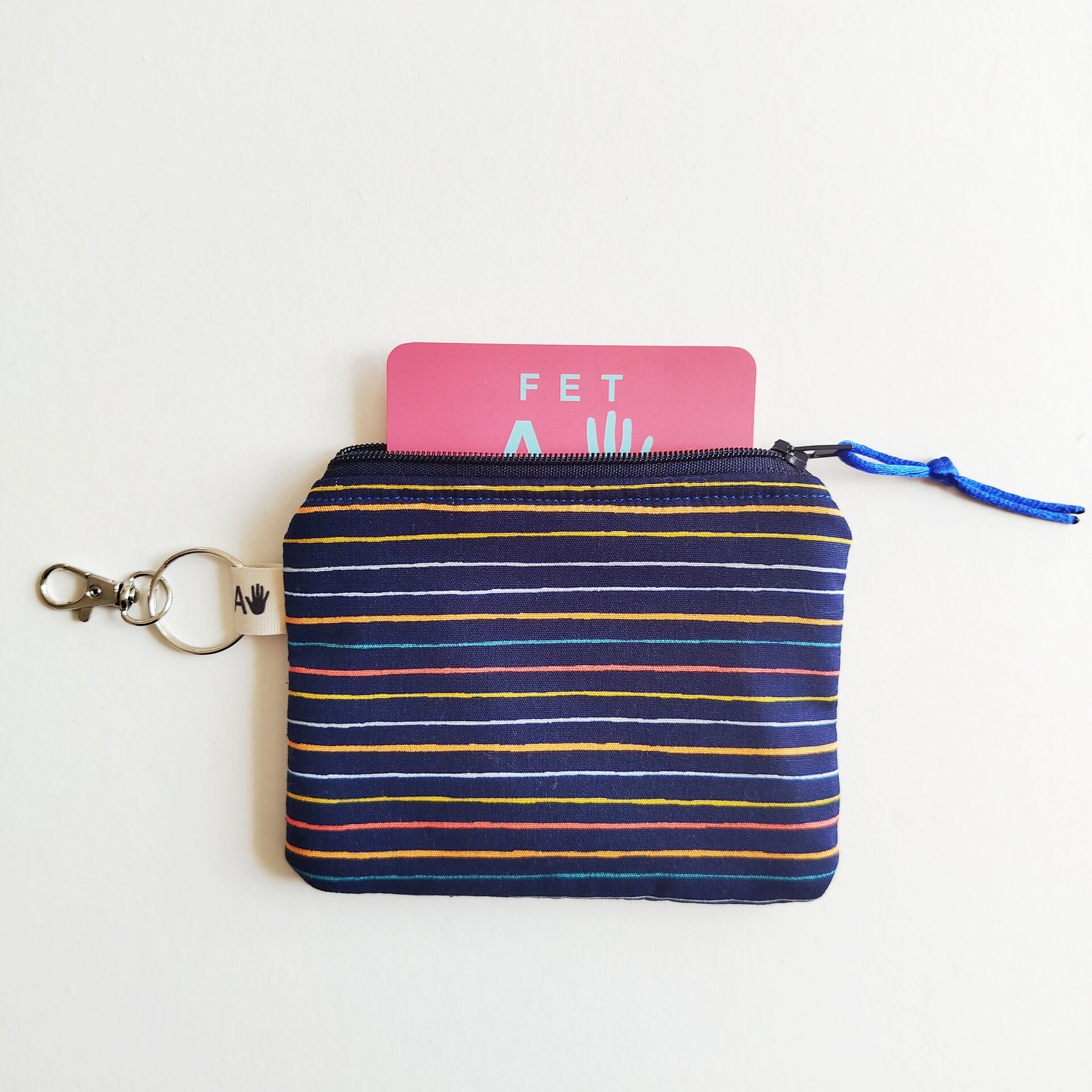 Monedero rayas colores - 1